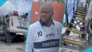 Ibrahim Mahama dedicates an excavator worth over GH¢60 million to his late mother, flaunts it in video