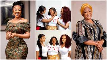 Serwaa Amihere's mother's birthday photos leaves many awestruck, many stun striking resemblance: "You're her photocopy"