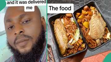 Man buys one plate of spaghetti with two chunks of turkey for GH¢10, posts video on TikTok