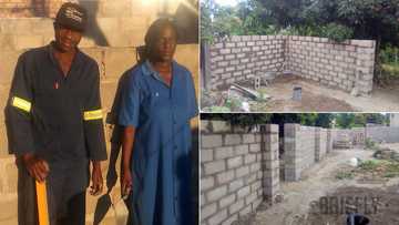 Couple who lay bricks together to make ends meet go viral on social media