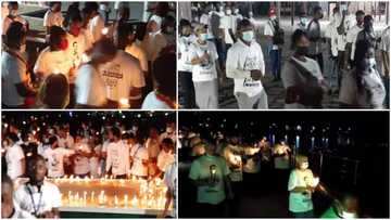 First photos, video emerge as over 5000 faithfuls partake in procession for late TB Joshua
