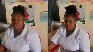 Senior Ghanaian nurse cries as junior throws her Gobɛ Into a refuse bin