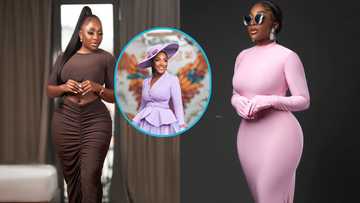 2010 Ghana's Most Beautiful winner Nana Ama Royale stuns in a classy jacket for her birthday shoot