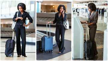"Cancel my visa": Lady packs her things in UK, returns to Nigeria one year after relocating with family