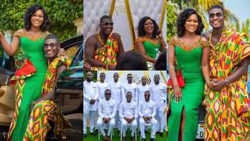More beautiful photos drop as Joy FM presenter Lexis Bill marries in a traditional wedding