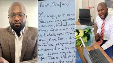 Ghanaian lawyer helps mom being evicted by landlord; she sends a powerful message to thank him