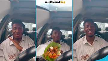 Kofi Kinaata sings It Is Finished in his car, rejoices after travelling to Togo to buy Gobɛ, video trends