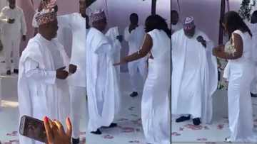 Beautiful videos drop as boxing legend Azumah Nelson's 1st Daughter marries, Stephen Appiah, others attend