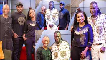 Photos of Stonebwoy with Fadda Dickson, others drop after 1st show with McBrown
