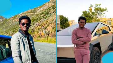 Young millionaire Kojo Forex adds a Tesla Cybertruck to his fleet, joins Despite as 1st Ghanaians to own one