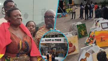 Paint-a-thon: Sharon Padiki unofficially breaks GWR 100-hour record for longest painting