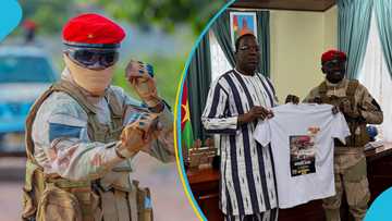 Lil Win invites Burkina Faso Ambassador to the Ibrahim Traoré movie premiere, Ghanaians excite