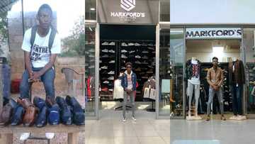 Young graduate who started selling shoes on street shows off his massive clothing shops