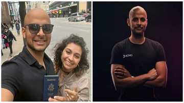Young man celebrtes becoming US citizen after working as taxi drive; shares story of how he travelled with little money