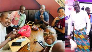 Against bewu - Captain Smart says as he reunites with Nana Yaa Brefo, Angel FM team; photo excites fans