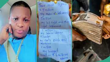 Man surprised after hotel cleaner writes GH¢92k list for someone who wants to help her