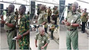 Nigerian soldiers sing juju songs with sweet voices that melts hearts on social media