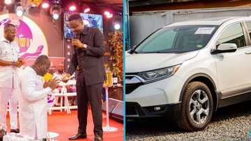 Popular Ghanaian man of God blesses junior pastor with a new car