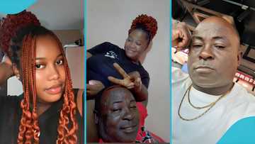 Daughter of Ataa Ayi's mechanic flaunts her beauty, spends time with father in video