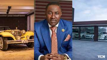 Rare photo of Osei Kwame Despite's handsome 1st son who manages his businesses pops up online
