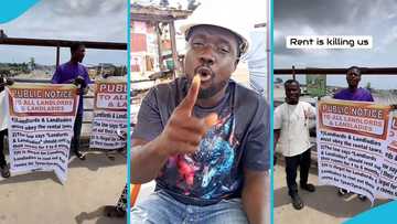 Angry Ghanaian landlord warns tenants against participating in rent protest, threatens eviction