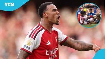 Why Gabriel was not sent off after controversial incident with Emi Martinez