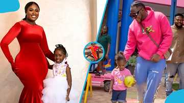 Proud moment as Medikal's daughter Island wins top award at Yvonne Nelson's school, photo
