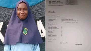 Girl who emerged Airforce best graduating student gets 9As in WAEC, photo of result trends