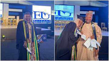 Lady bags first class with 4.86 CGPA, collects several awards, she thanks her parents