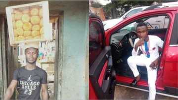From 'bofrot' seller to business owner: young man inspires with grass to grace story