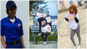 Pretty lady who worked as bank security now graduates from varsity; celebrates online