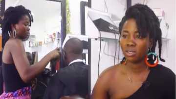 Elizabeth Amponsah: Meet the Gh lady barber determined to succeed in the male-dominated field