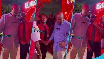 King Promise hangs out with Ibrahim Mahama at the launch of Hennessy Vsop Night Blaze, video
