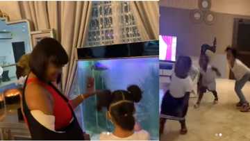 Baby Maxin grows big in latest video; plays with Baby Lorde, other kids in McBrown’s lavish hall