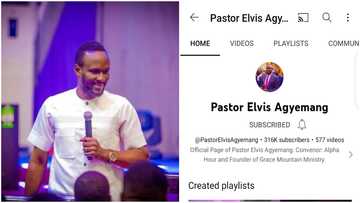 Alpha Hour's Ps Elvis Agyemang gets YouTube channel back after it was hacked, gives glory to God