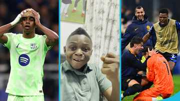 Yaw Dabo gets Dumsor while celebrating Barca's painful UCl exit, video
