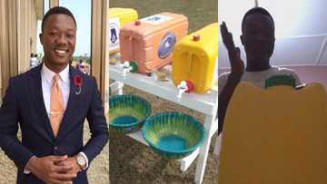 COVID-19: Creative Ghanaian turns plastic gallons into hand-washing tapto fight disease