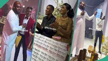 New couple jubilates after getting GH₵2m gift on wedding day, video goes viral