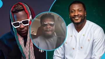 Medikal reacts to Asamoah Gyan jamming to his song, peeps react