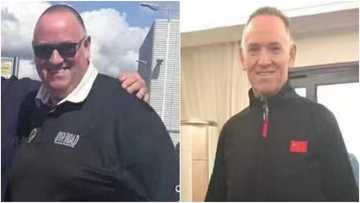 Man shares amazing weight loss transformation photo, wows social media, many hail him for losing 76kg