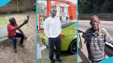 Ghanaian philanthropist Horic Ampofo empowers volunteer sweeper with GH¢15,000 gift