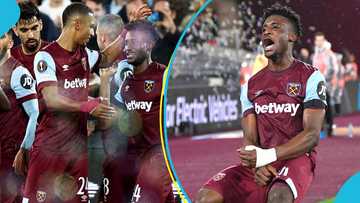 Watch Mohammed Kudus' first goal in his debut match for West Ham United