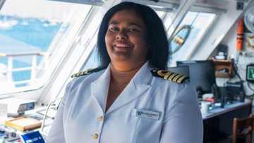 World’s first Black female ship captain tells emotional story about her rise to the top