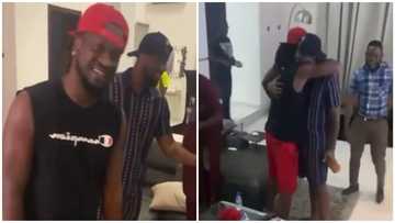 Excitement rocks social media as PSquare brothers reunite in heartwarming video, hug each other tightly