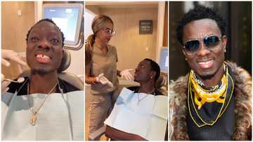 Michael Blackson closes his gap teeth, video causes frenzy on social media: "Bro said close this broken bridge"