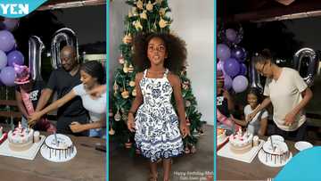 Beautiful video drops as Abedi Pele & wife hold 10th birthday party for Dede's 2nd daughter