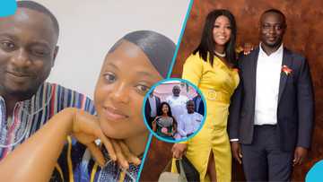 Samuel Aboagye’s grieving widow weeps as she shares image from their wedding: “Where are you my bestie?”