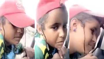 Video of female Nigerian beggar speaking typical 'twi' while asking for money goes viral