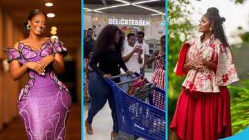 Sheena Gakpe shuts down Melcom's new store at Accra Mall as she shops, videos trend