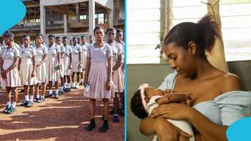 19-year-old mother writes BECE, shares her story: "My friends tease me, but I'm determined"